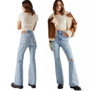 Levi's 70s High-Rise Flare Jeans distressed 29